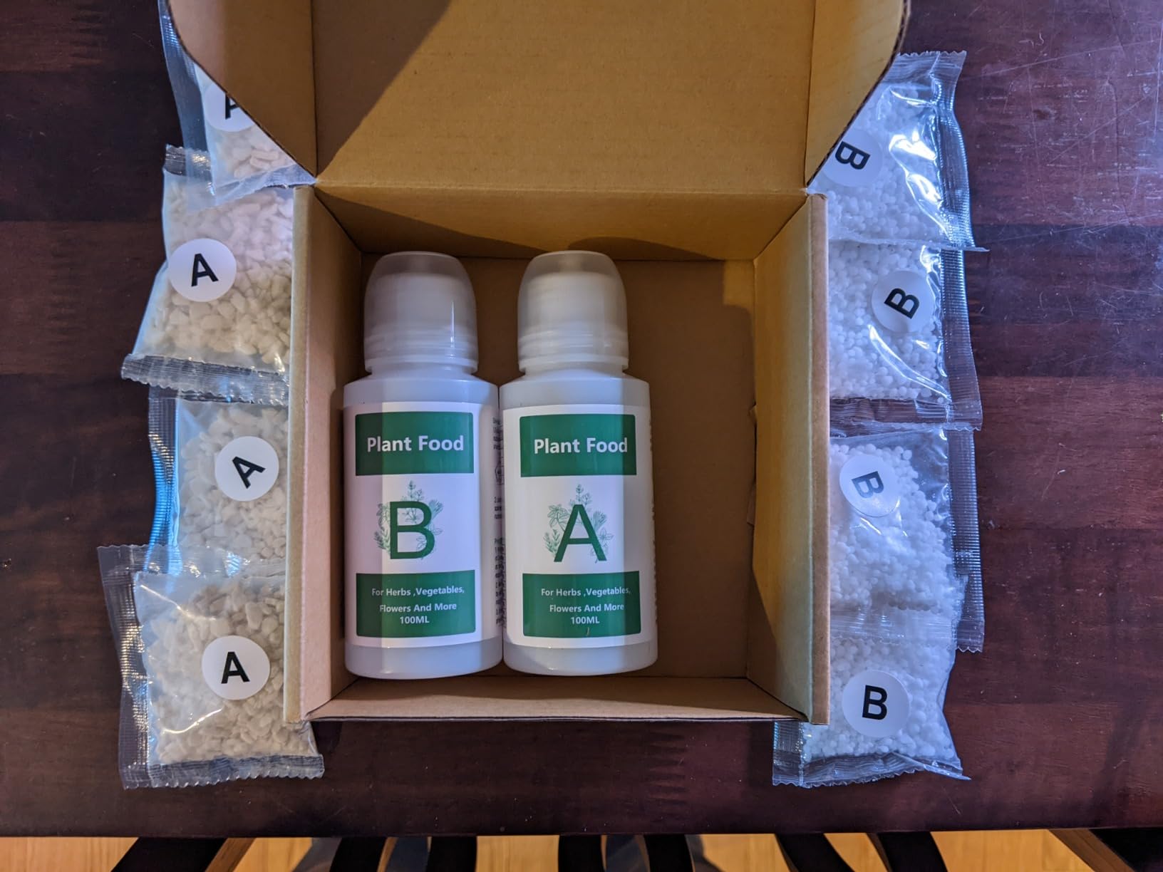 Hydroponic Plant Food, A&B Nutrients 1000ml for Hydroponics System customer photo 1