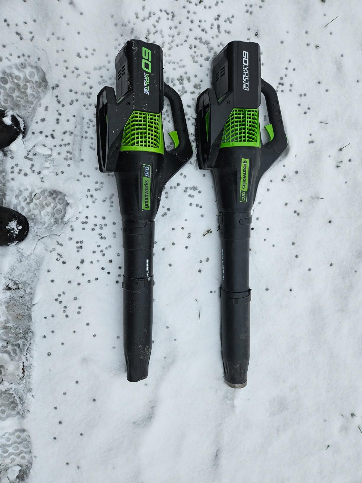 Greenworks 60V Electric Leaf Blower, 610 CFM, 2.5 Ah Battery and Charger customer photo 2