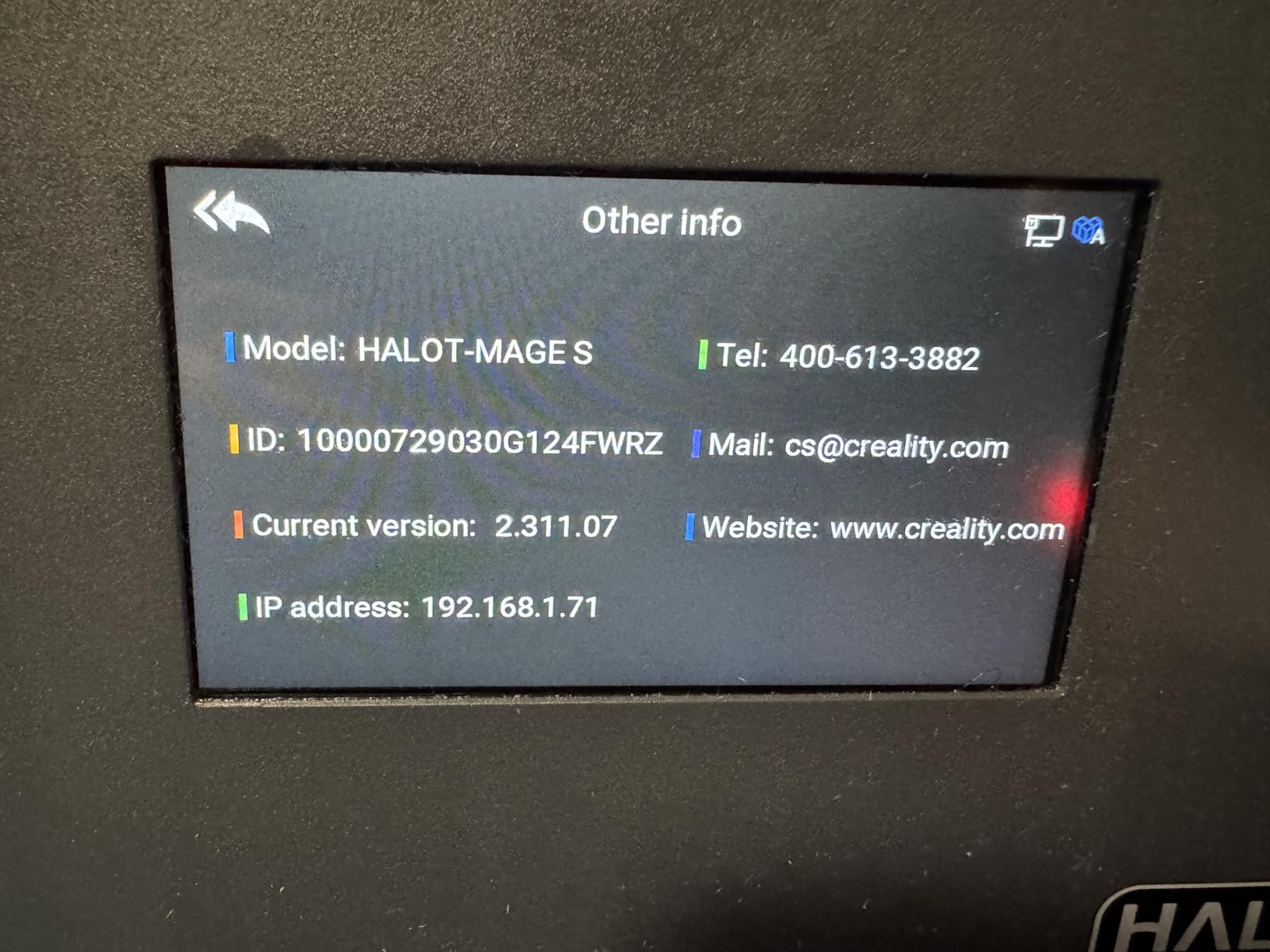 Creality Resin 3D Printer Halot Mage S 14K, with 10.1