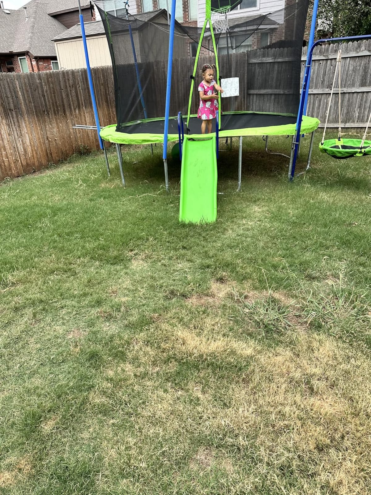 Lyromix 12FT 14FT Trampoline with Slide Swings for Kids & Adults customer photo 1