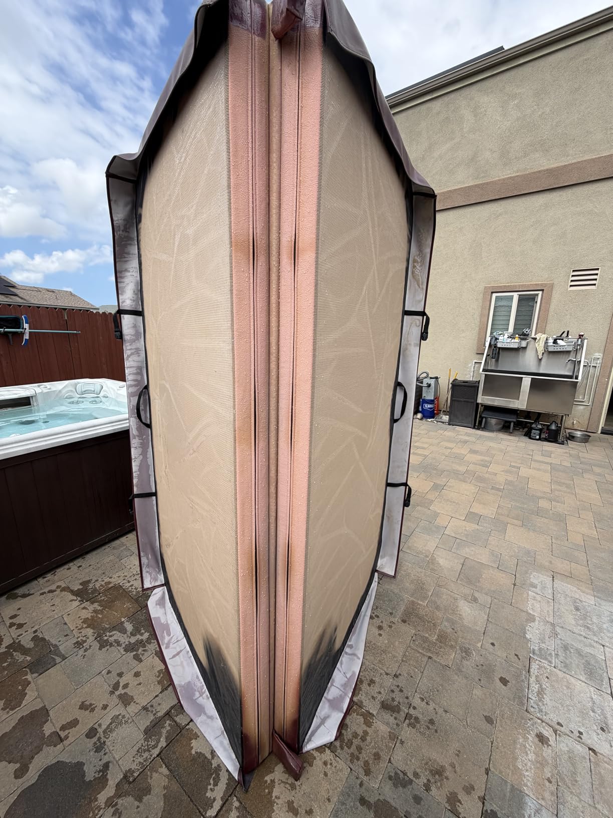 BeyondNice Durable, Replacement Hot Tub Cover | Custom Made Spa Cover | 5 Year Warranty | Insulating Foam Cores 4, 5 or 6 inches Thick | Hot Tub Cover Sizes up to 96 x 96 inches customer photo 1