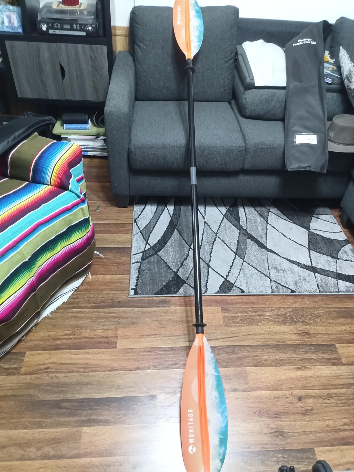 Adjustable Kayak Paddle, Fiberglass Shaft and Reinforced PP Blade customer photo 1