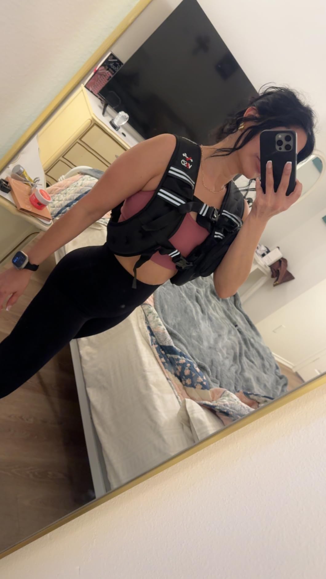 VBSD Weighted Vest Woman 6lb/8lb/12lb/16lb/20lb/25lb/30lb Weight Vest for Women Men Body Weight Vests for Walking Strength Training Running Workout Jogging Fitness customer photo 2