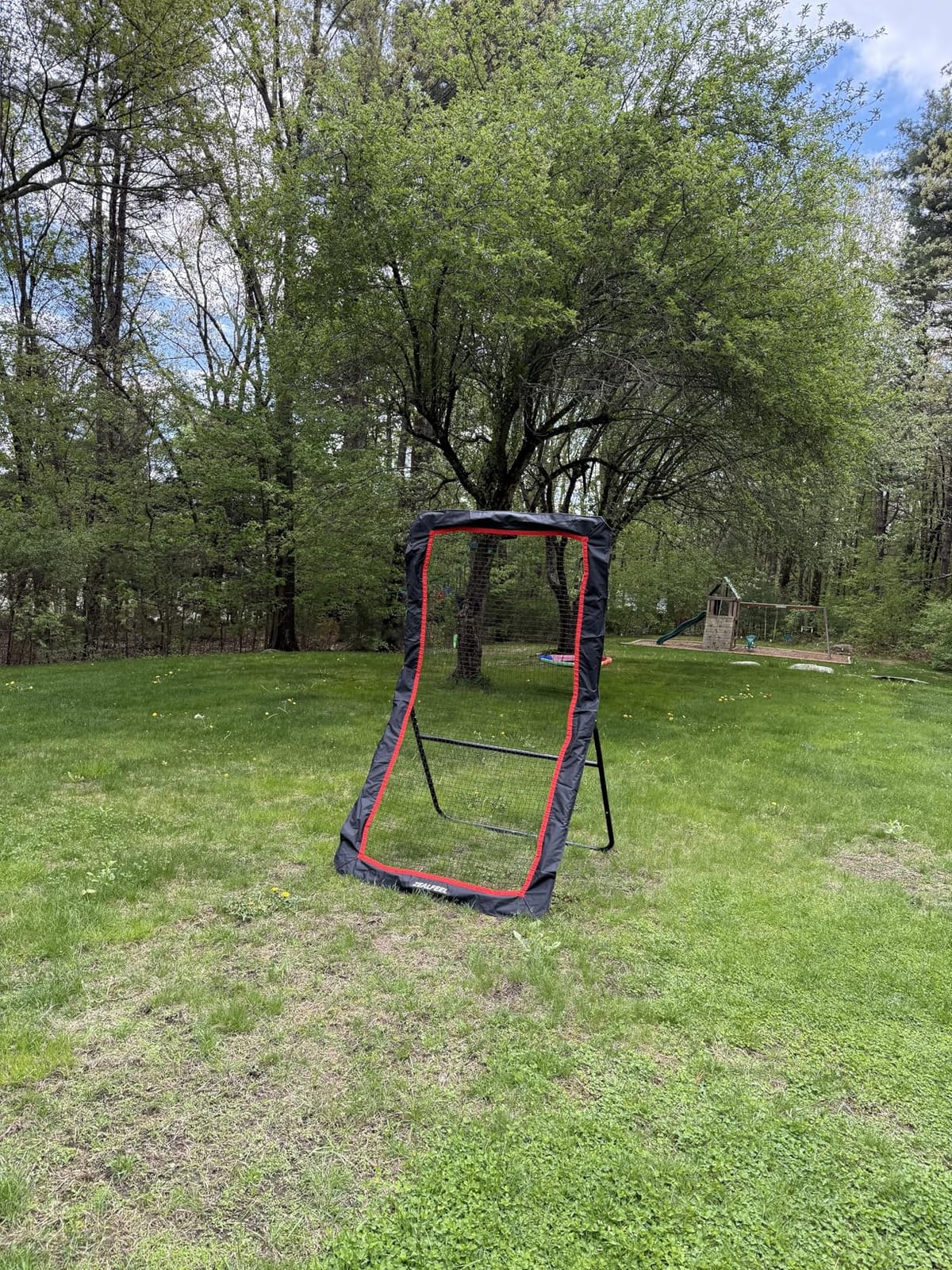 ZEALFEEL Lacrosse Rebounder with 5 Adjustable Angles, 4x6FT/4x7FT customer photo 1