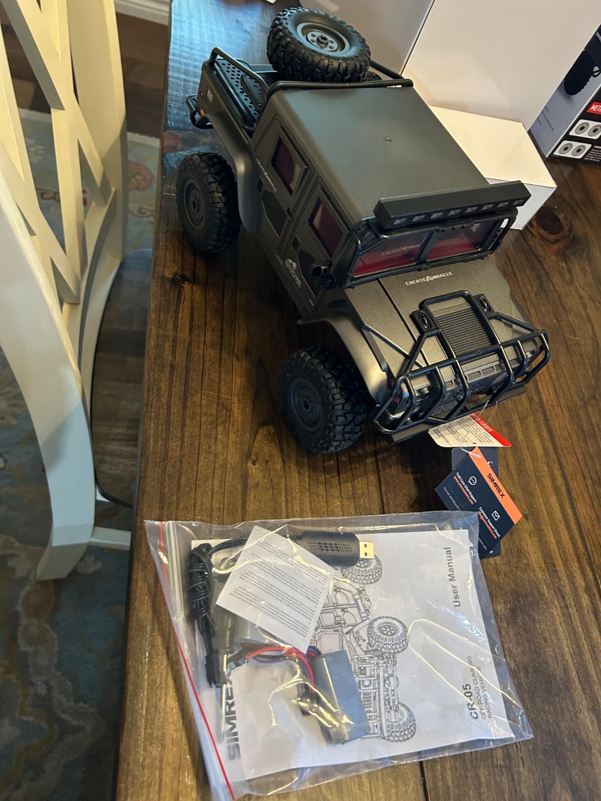SIMREX 1/16 Scale Hobby Grade RC Car, 36 KPH High Speed 4WD Remote Control Monster Truck, All Terrain Off-Road 4x4 Vehicle w/ 2.4 GHz Radio, Electric RC Truck for Kids & Adults Outdoor Play customer photo 1