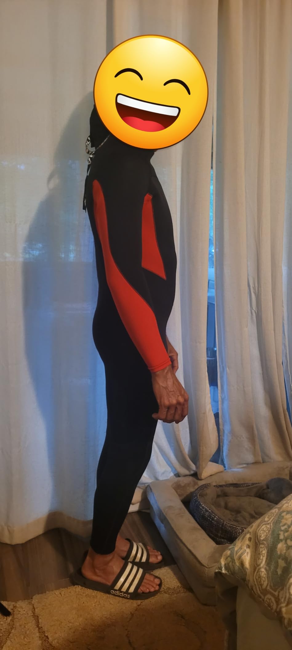 Mens 5mm Full Wetsuit Ultra-Stretch Neoprene Surfing Diving Suit customer photo 2