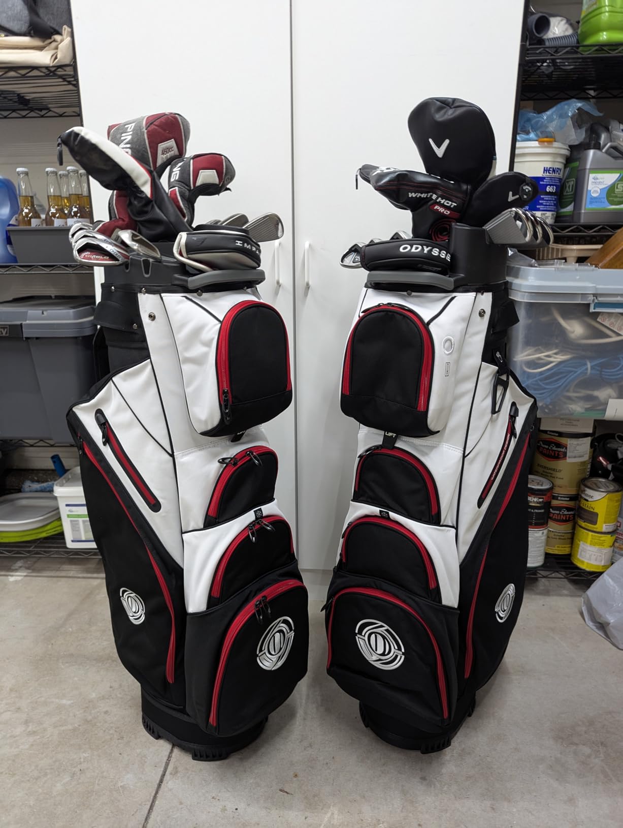 Shopsource 14 Way Golf Cart Bag with Molded Lock Top n Upgrade 900D Oxford customer photo 2