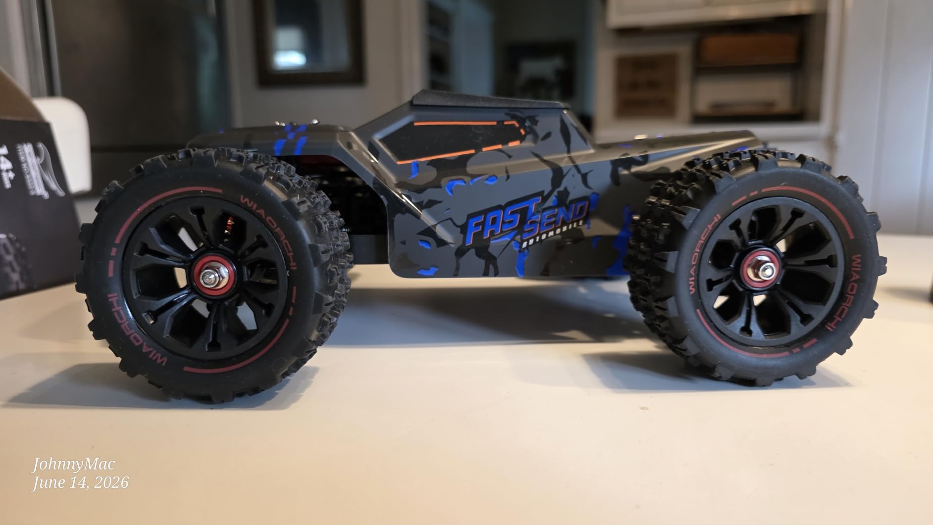 1:14 Scale RC Cars for Adults, 60KPH High Speed RC Truggy, 4X4 Off-Road Remote Control Truck, Waterproof Electric Car with 2S Battery, All Terrain RC Vehicle for Snow, Sand, Beach & Rocky Surfaces customer photo 1