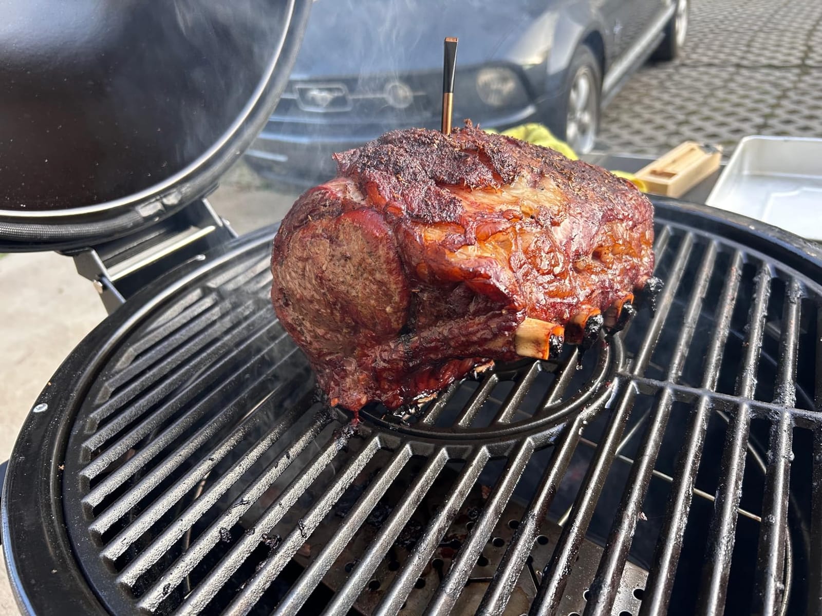 Brand-Man Steel Kamado Charcoal Grill & Smoker customer photo 1