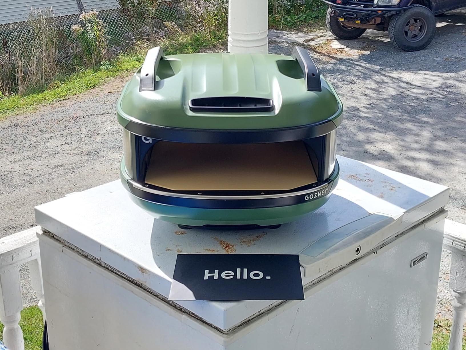 Gozney Tread Pizza Oven, Make 12” Pizzas Fast, Heat up to 950F - Olive customer photo 1