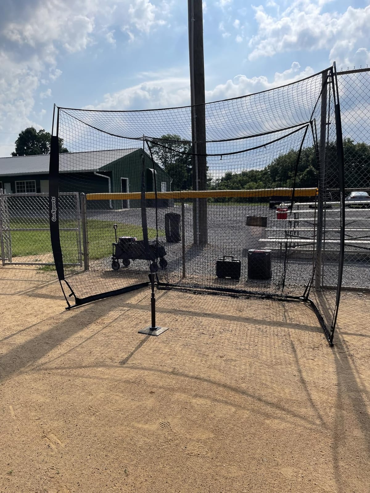 GoSports Baseball & Softball Portable Backstop Practice Net - 10 x 8 ft Hitting & Pitching Net for Backyard customer photo 2