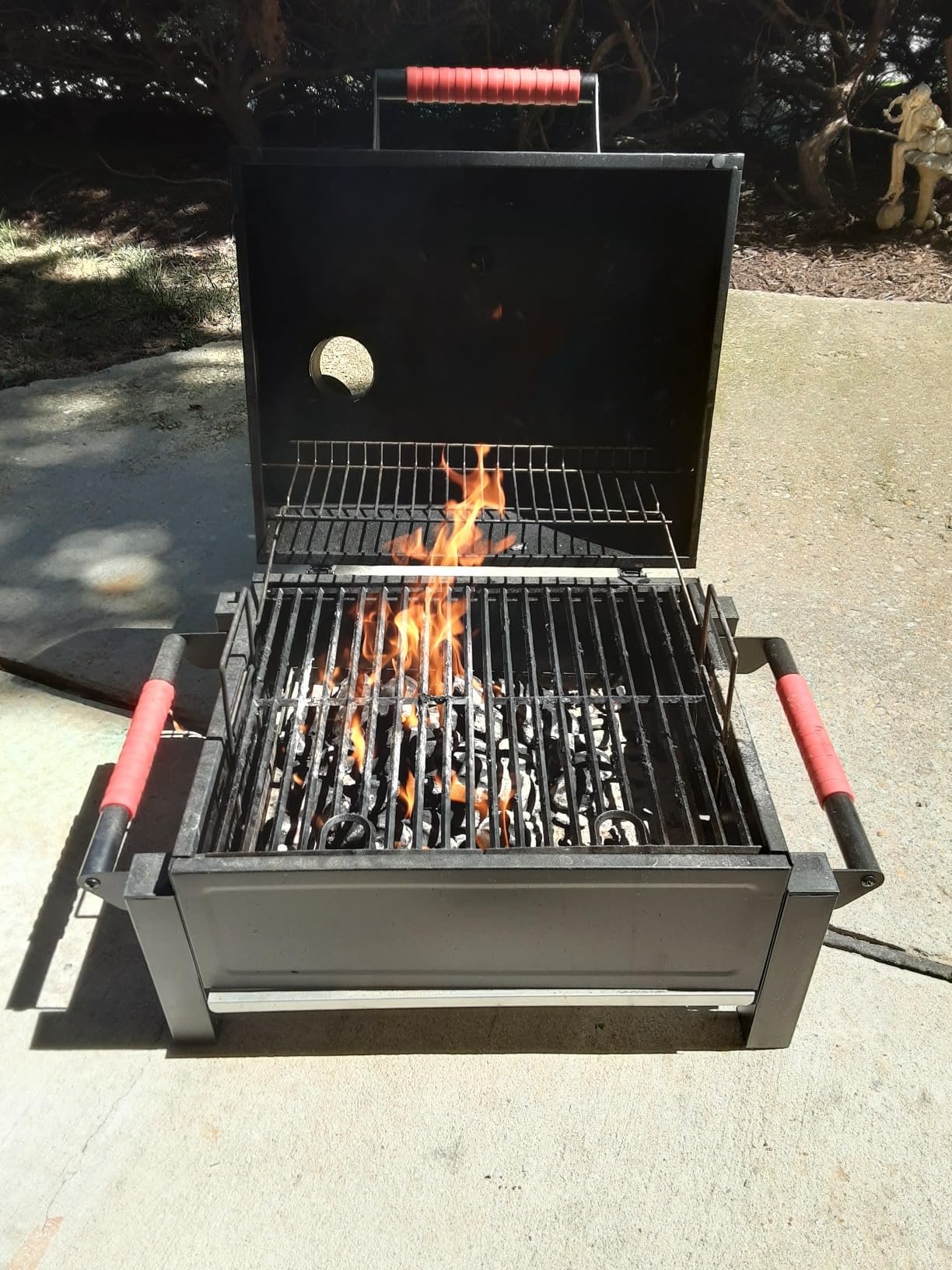 Feasto Heavy-Duty 30-Inch Charcoal Grill with Offset Smoker Grill customer photo 1