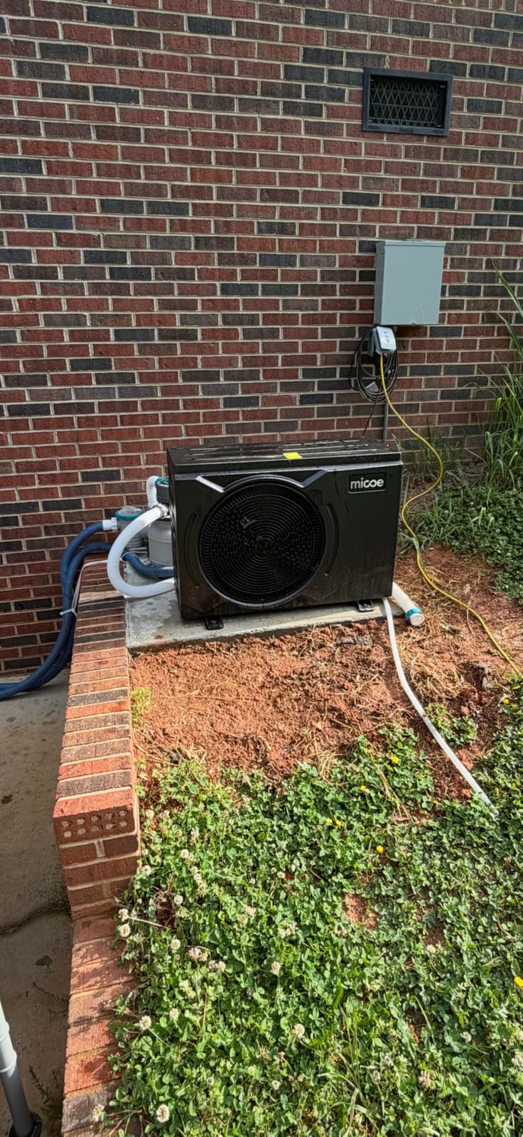 MICOE 35000 BTU Pool Heat Pump, Inverter Pool Heater for Above Ground Pools customer photo 1
