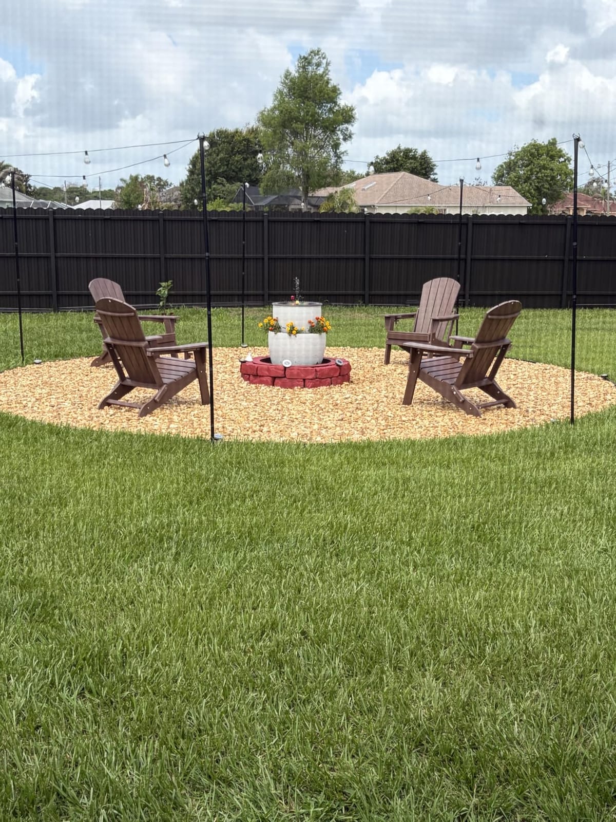 nevilywood Adirondack Chair Set of 2, HDPE Folding Outdoor Chair, Coffee customer photo 2