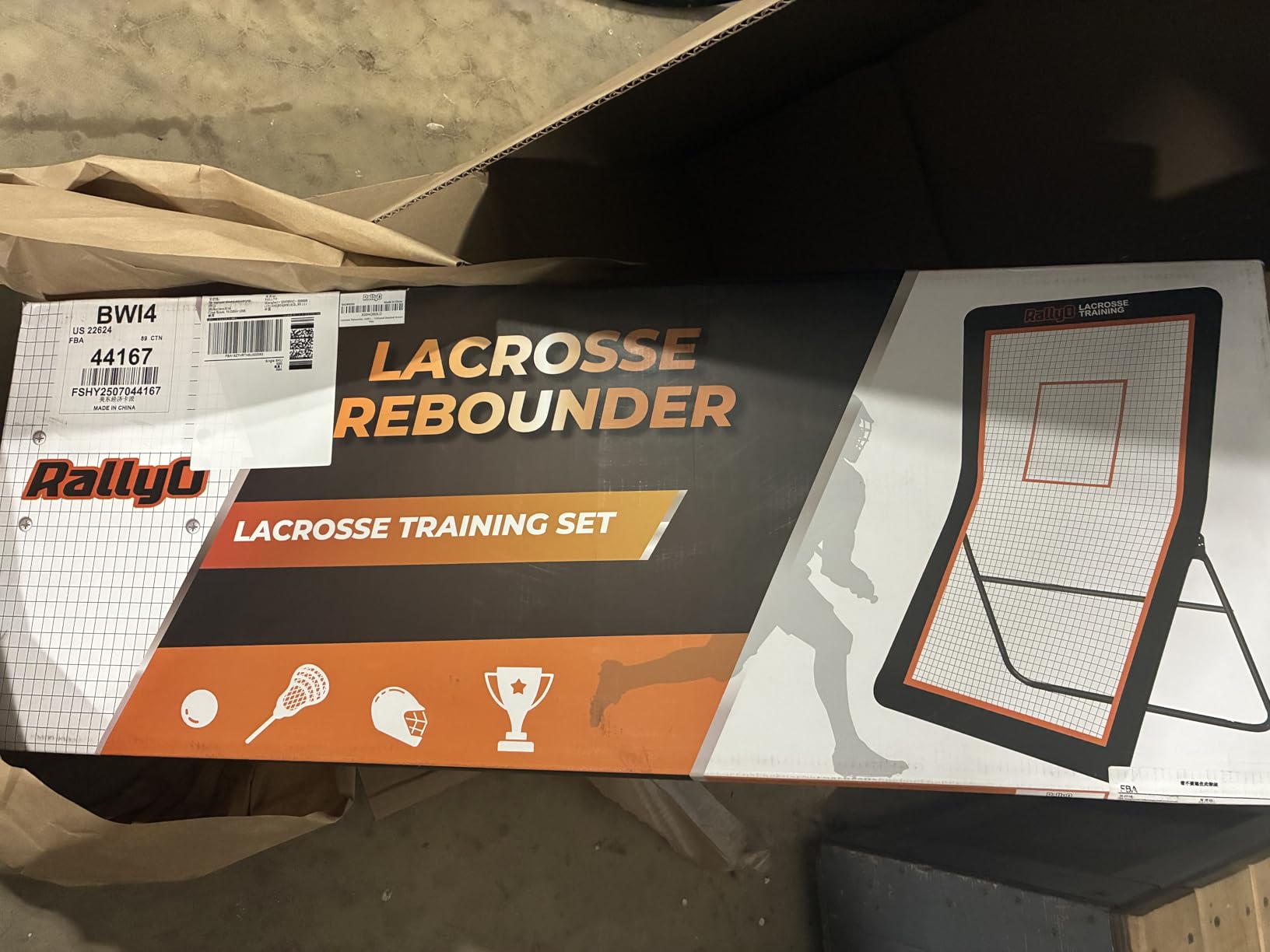Lacrosse Rebounder Bounce Back Net for Backyard, 5 Angles, 4x6FT/4x7 FT customer photo 1