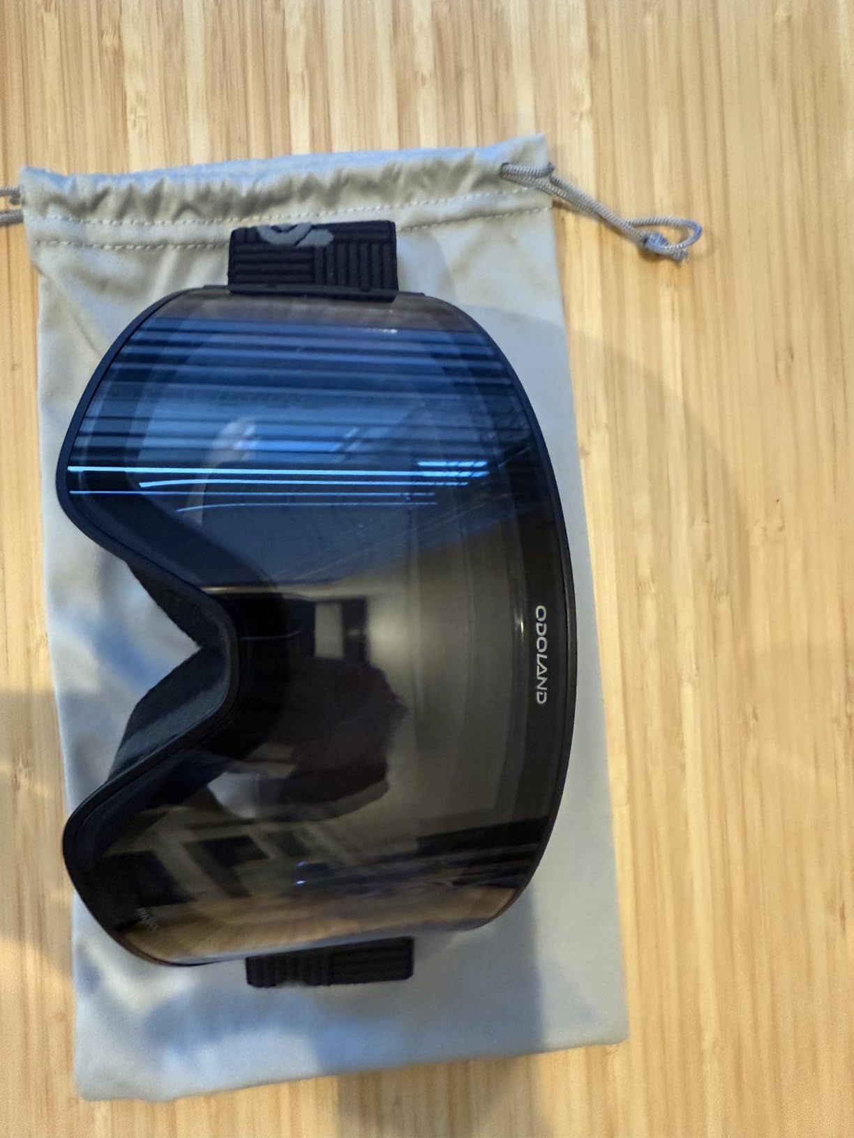 Odoland Anti-Fog Photochromic Ski Goggles with Pattern Strap customer photo 1