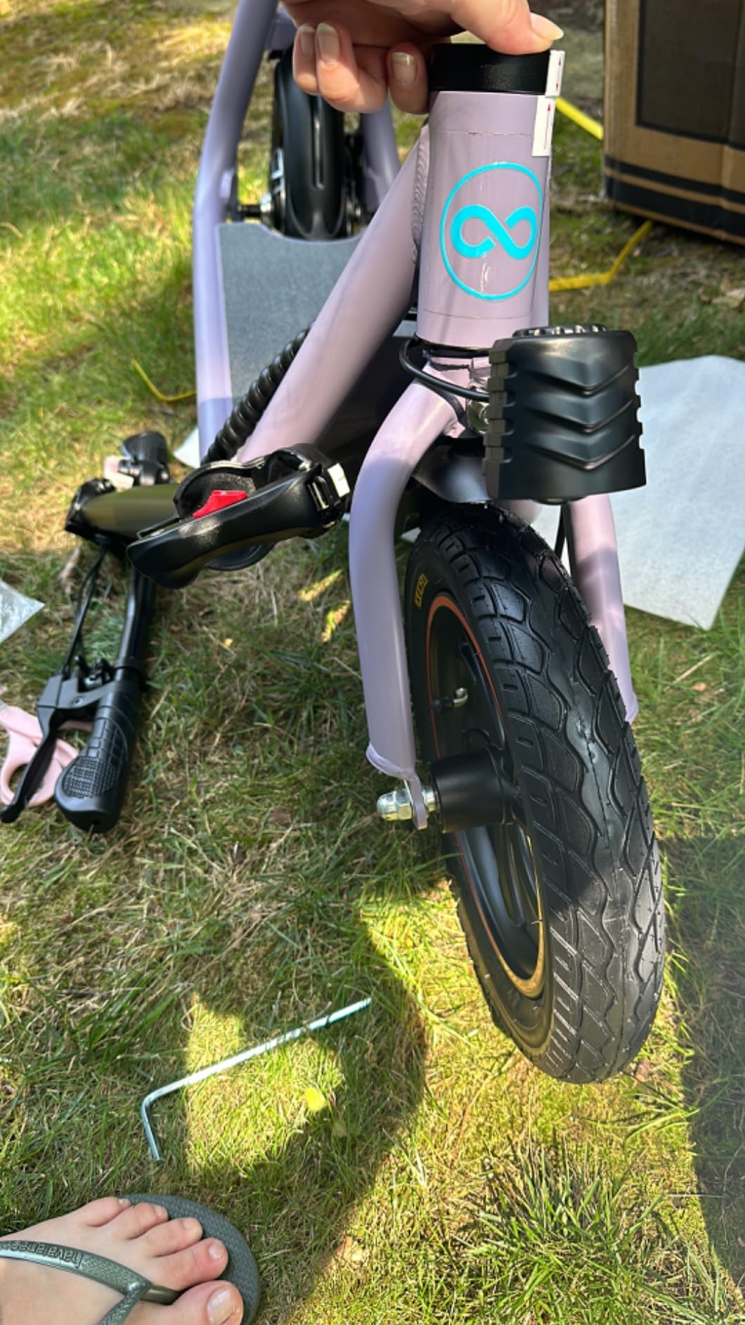 URBANMAX C1 Adult Seated E‑Scooter,450W,20 Mile,15.5MPH,Rear Basket customer photo 2