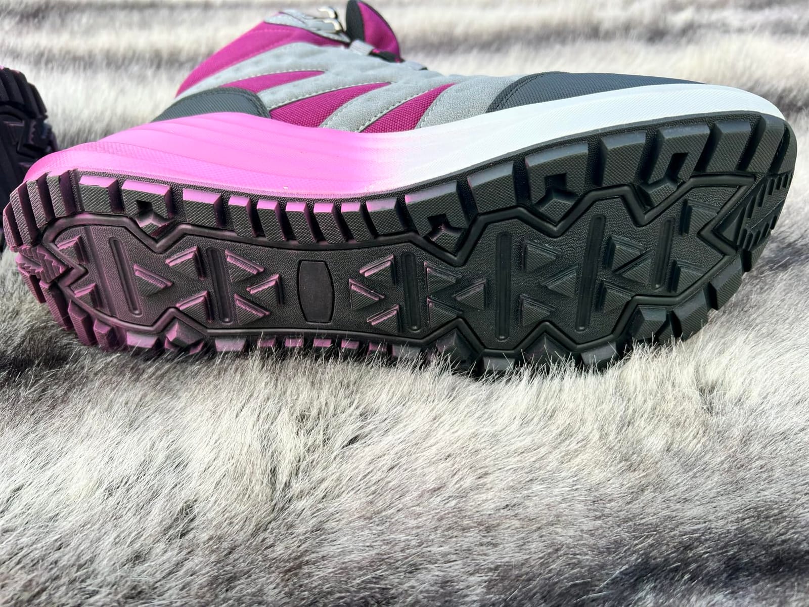 Women's Orthopedic Waterproof Hiking Boots: Comfortable Wide Toe Box Plantar Fasciitis Arch Support Walking Sports Shoes, Orthotic Diabetic Work Ankle Mid Boots for Feet and Heel Pain Relief customer photo 1