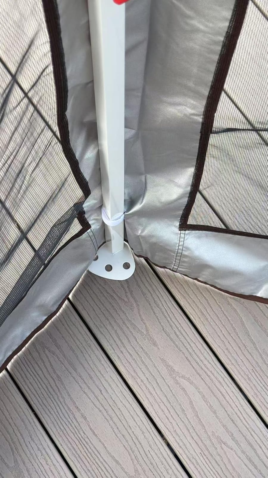COBIZI 12x12 Pop Up Gazebos On Clearance - Upgrade Easy Up Metal Outdoor Gazebo Waterproof - Portable Gazebo with Mosquito Nettings, 4 Ropes 8 Stakes and Carry Bag for Patio Garden(Coffee) customer photo 1