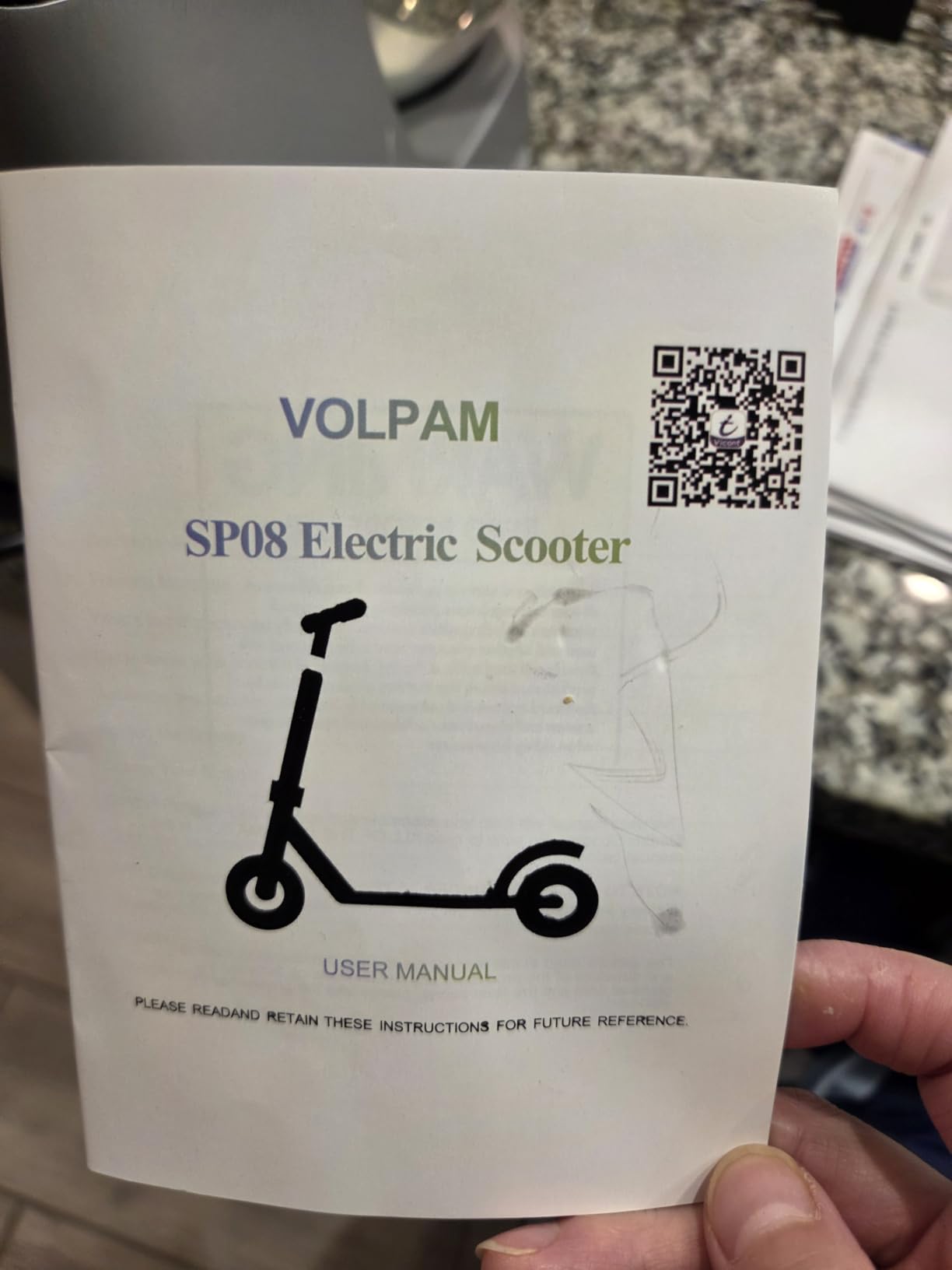 VOLPAM 10 Inches 500W Adult Electric Scooter with Dual Suspensions customer photo 1