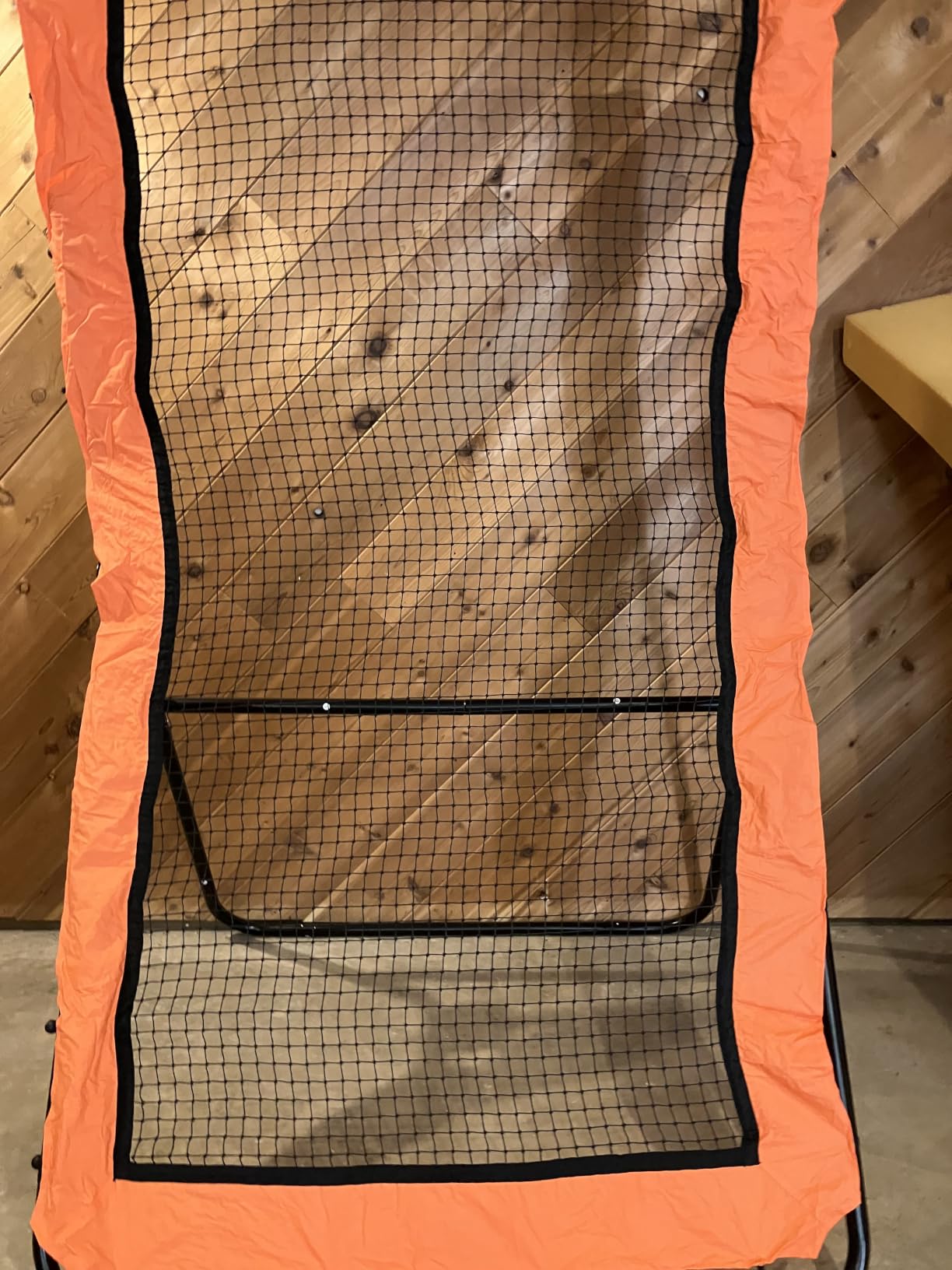 Lacrosse Rebounder net for Backyard, 4x7FT Adjustable Net with 5 Angles & Target Stripe,Durable Multi-Sport Practice Tool for Soccer Baseball Volleyball Training Equipment customer photo 1
