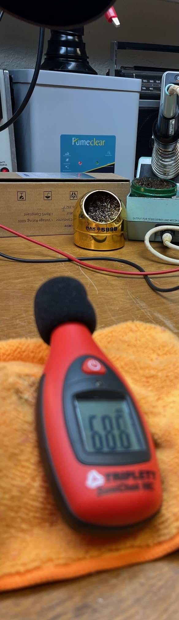 FumeClear FC-2001S Solder Fume Extractor Portable, Activated Carbon Filter customer photo 1