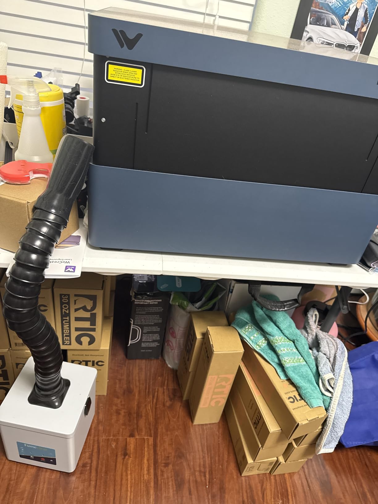 FumeClear FC-2001S Solder Fume Extractor Portable, Activated Carbon Filter customer photo 2