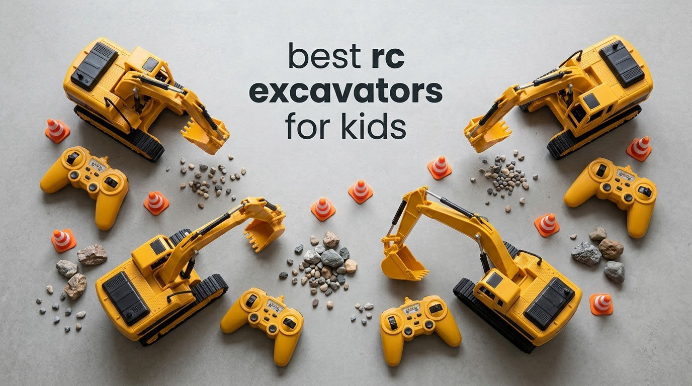 best rc excavators for kids