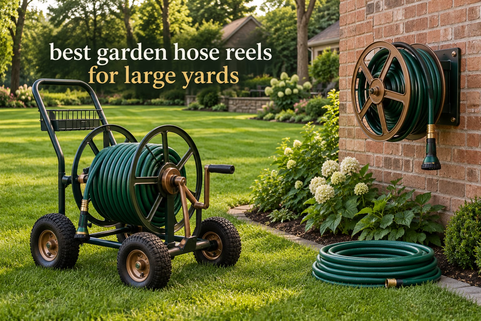 best garden hose reels for large yards