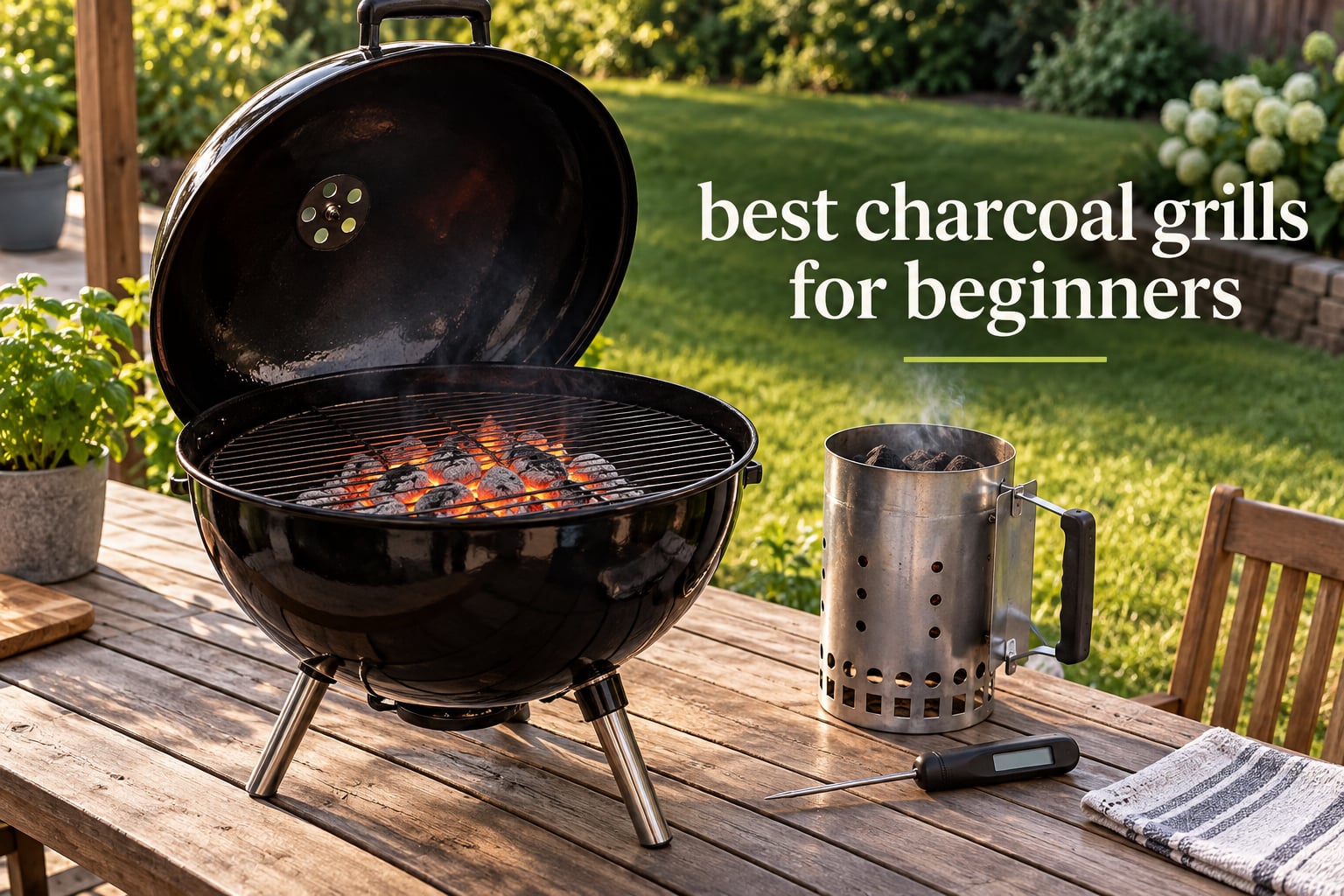 best charcoal grills for beginners