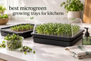 best microgreen growing trays for kitchens