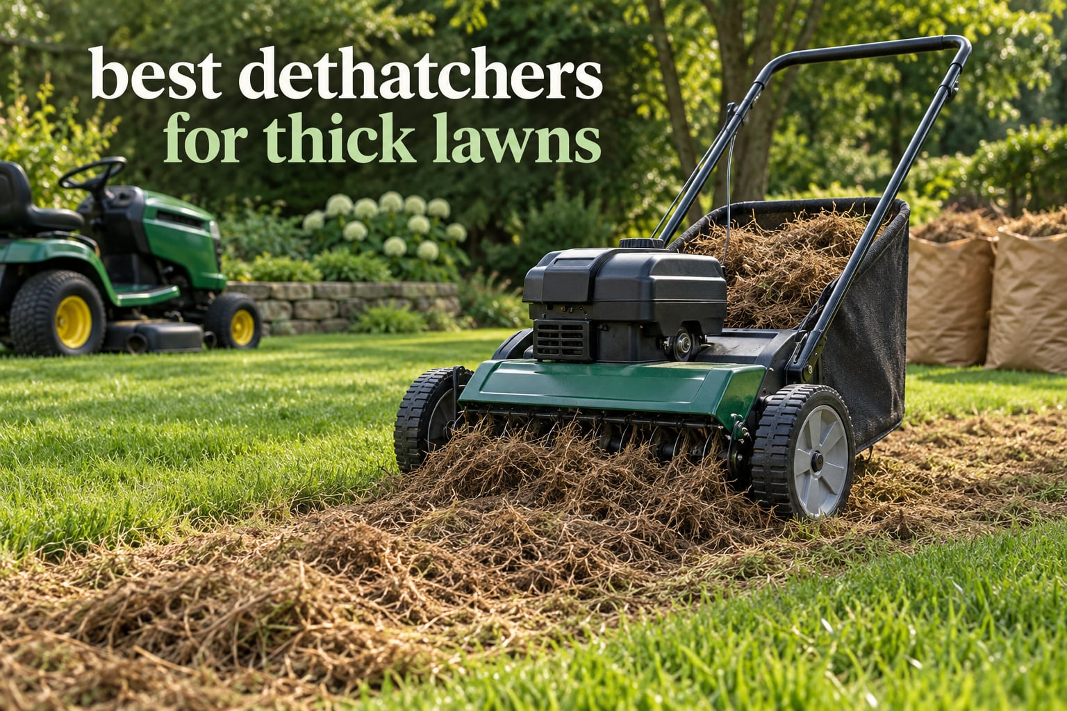 best dethatchers for thick lawns