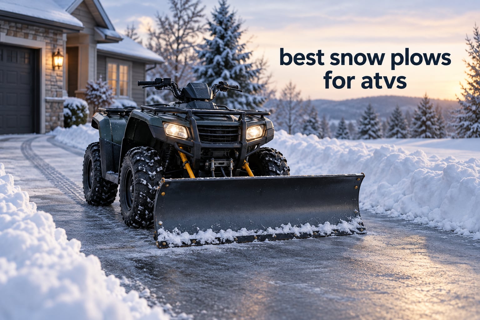 best snow plows for atvs