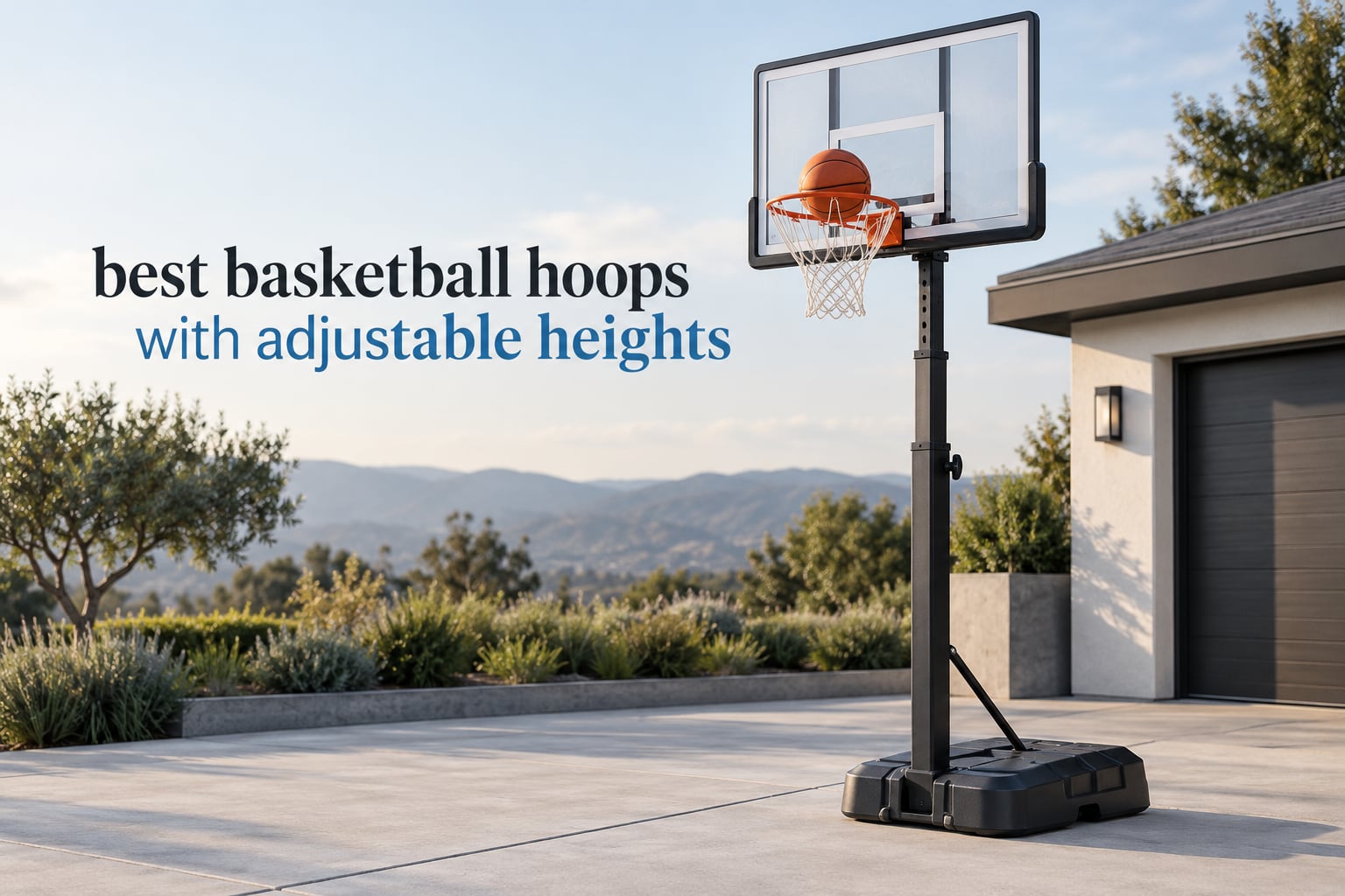 best basketball hoops with adjustable heights