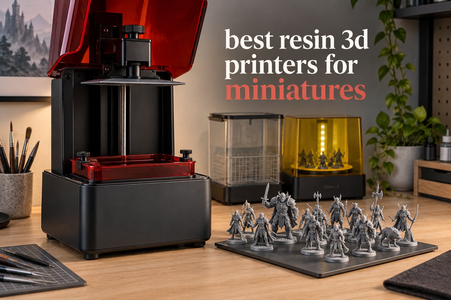 best resin 3d printers for miniatures