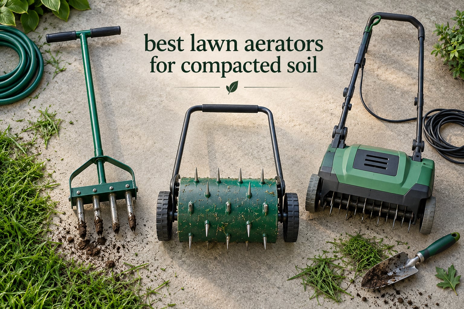best lawn aerators for compacted soil