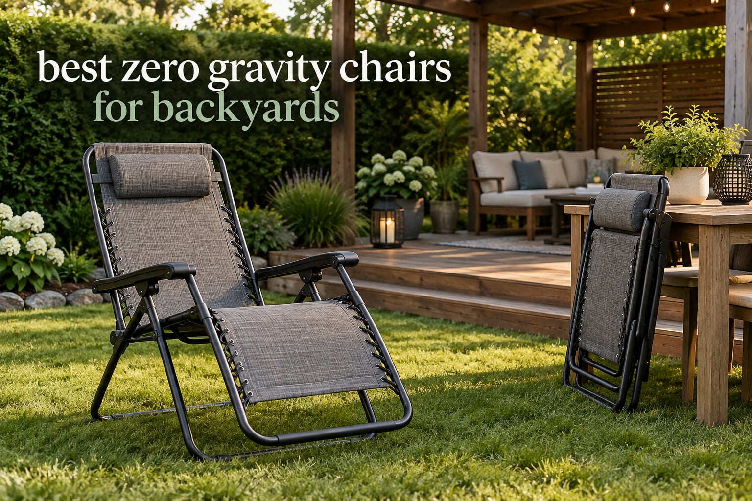 best zero gravity chairs for backyards