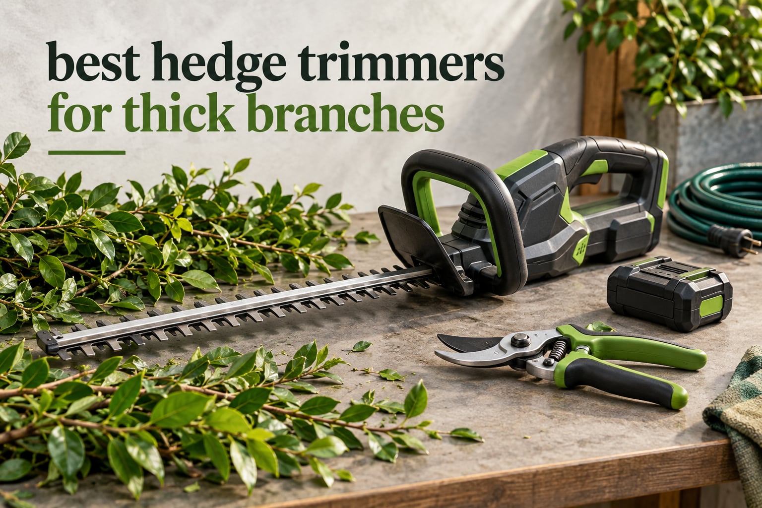 best hedge trimmers for thick branches