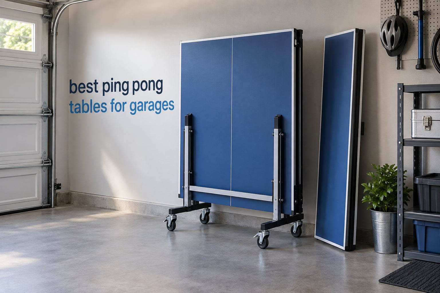 best ping pong tables for garages