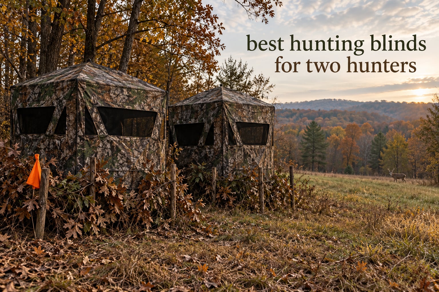 best hunting blinds for two hunters