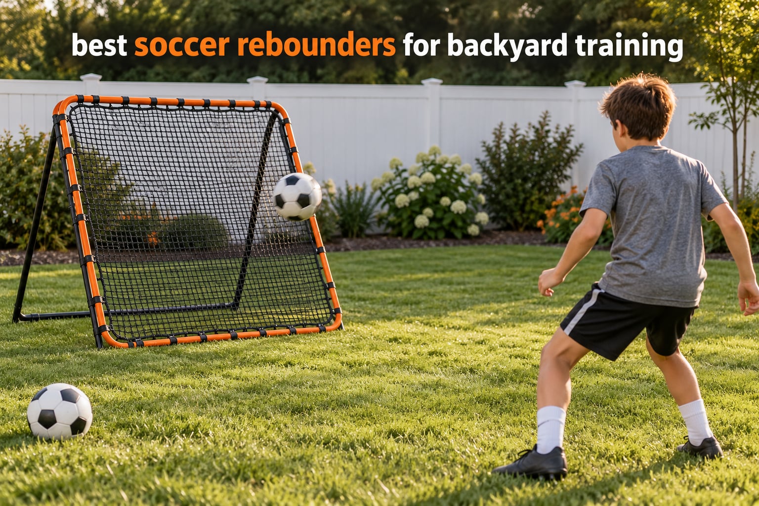 best soccer rebounders for backyard training