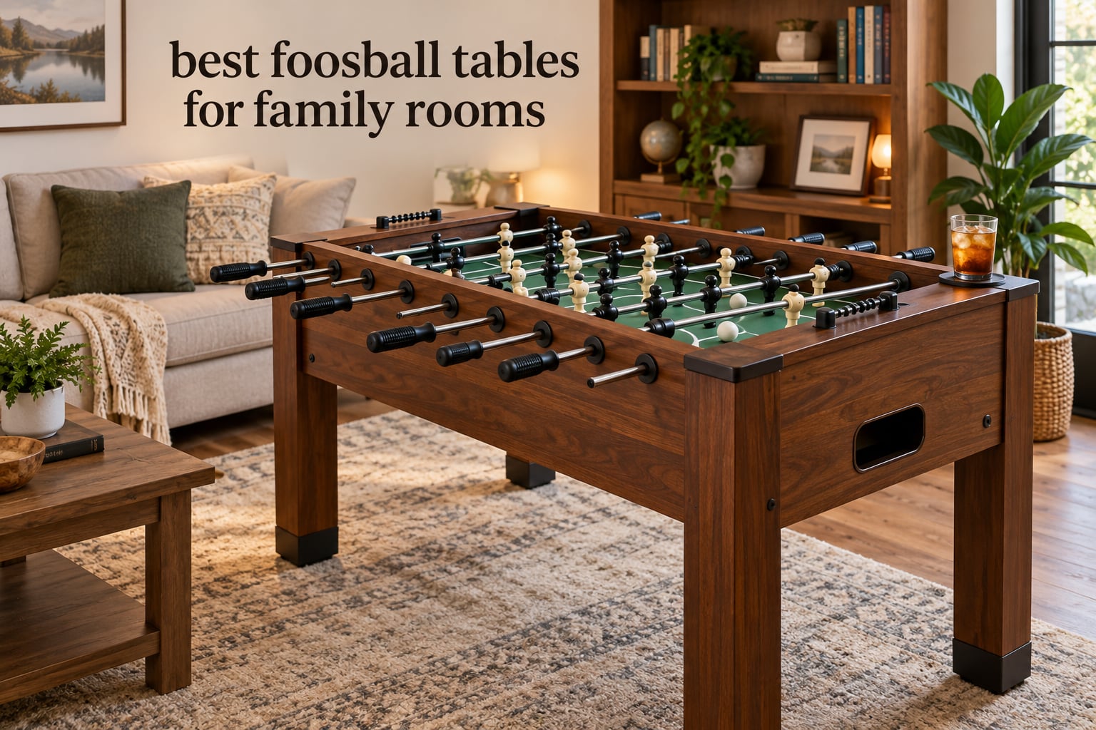 best foosball tables for family rooms