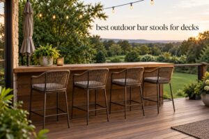 best outdoor bar stools for decks
