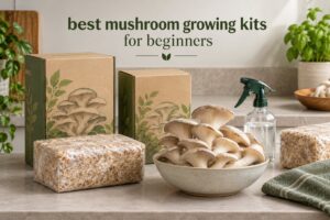 best mushroom growing kits for beginners