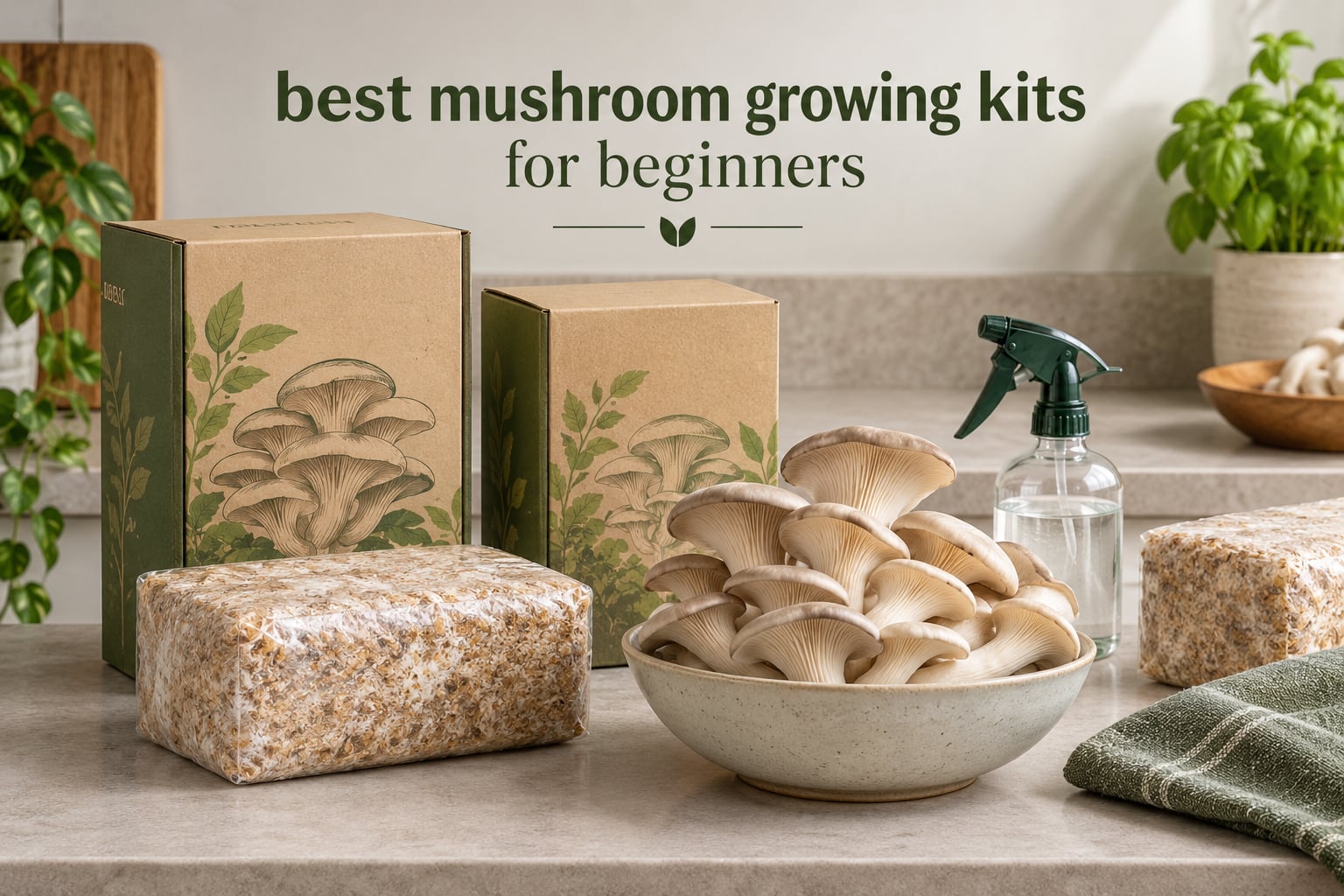 best mushroom growing kits for beginners