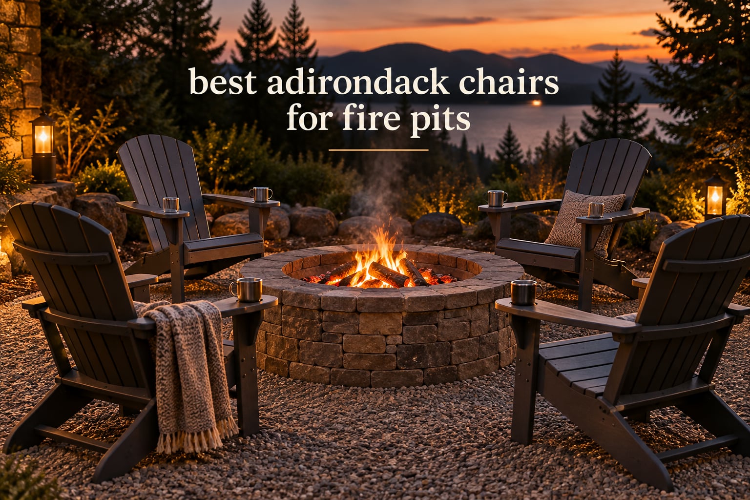 best adirondack chairs for fire pits